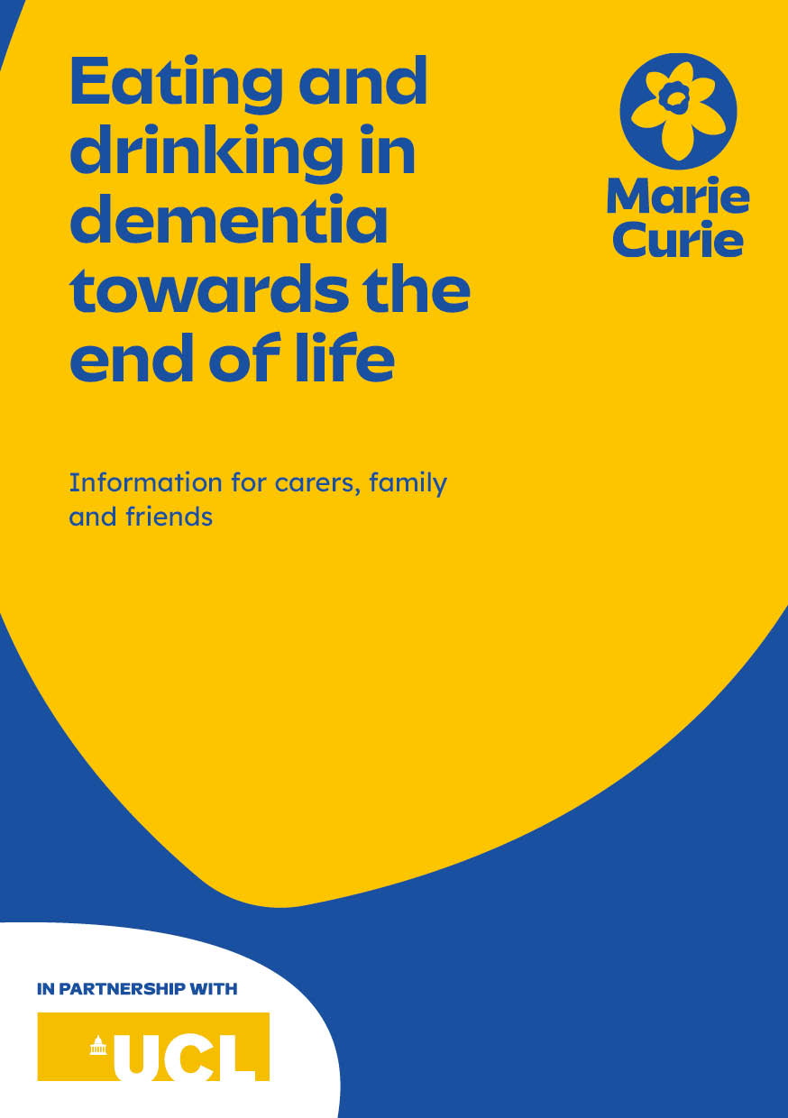 Publication image for eating and drinking in dementia