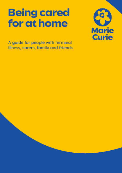 Publication image for being cared for at home