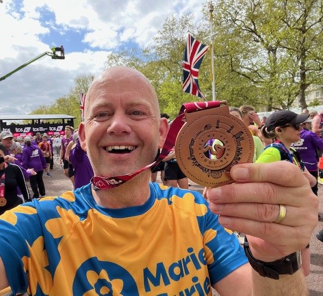 Darran Moran runs for Marie Curie